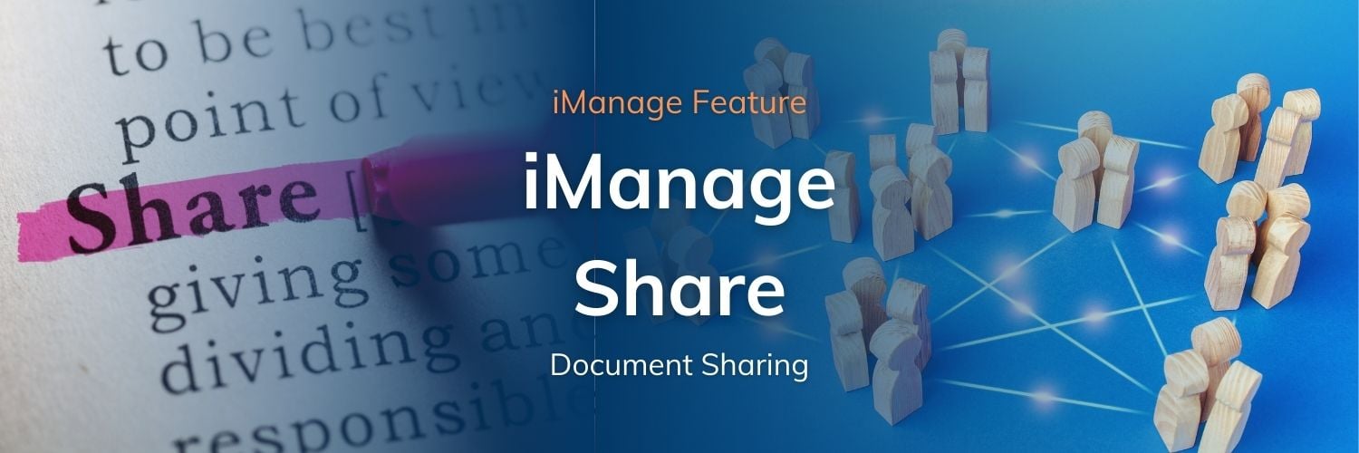 Securely share documents with iManage Share